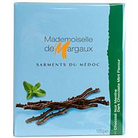 DARK CHOCOLATE TWIGS WITH MINT